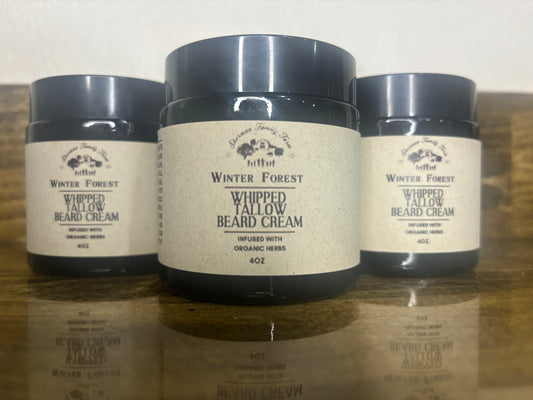 Winter Forest Whipped Tallow Beard Cream